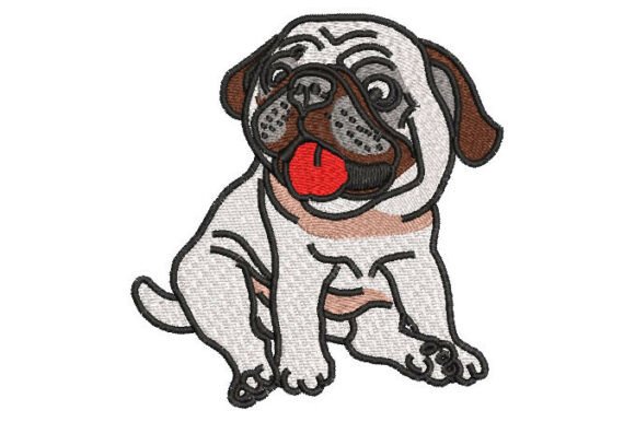 Pug Dog Embroidery Design Review for Small Business